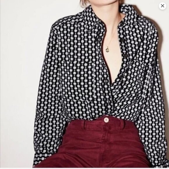 Free People Vintage Corduroy Button Down Size Large - Picture 1 of 6